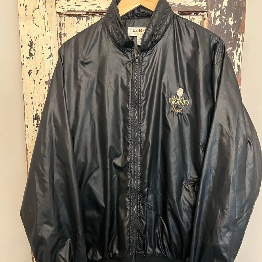 BG‎ Bally’s Grand La Mode Los Angeles vintage Players Jacket w cuff and band.